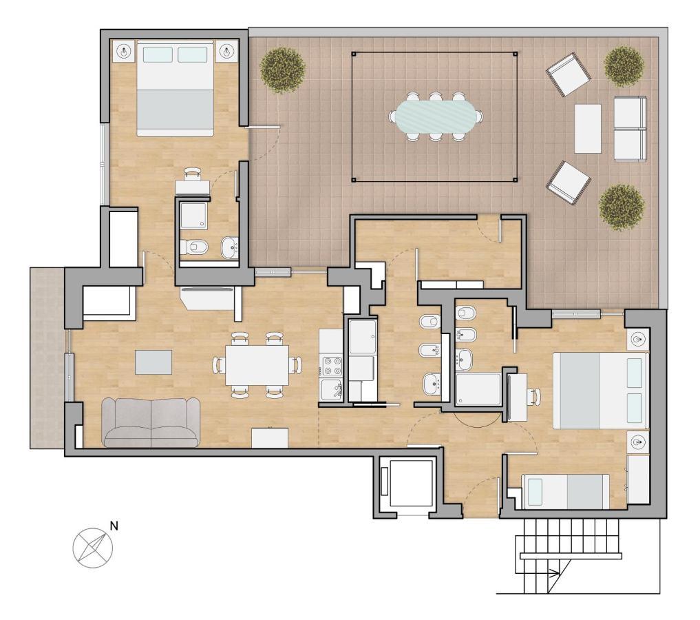 Vatican Luxury Apartment With Terrace - 7 People Roma Exterior foto